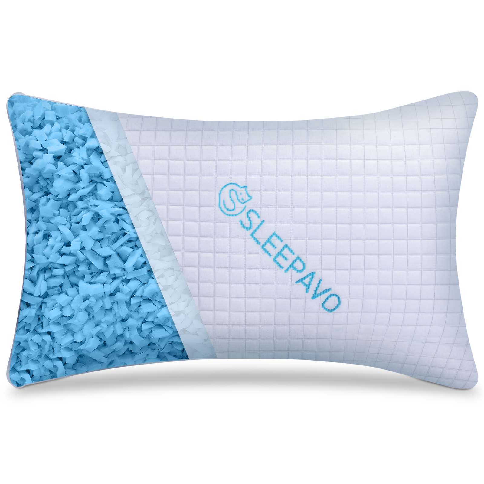 Shredded memory foam pillow vs memory foam discount pillow