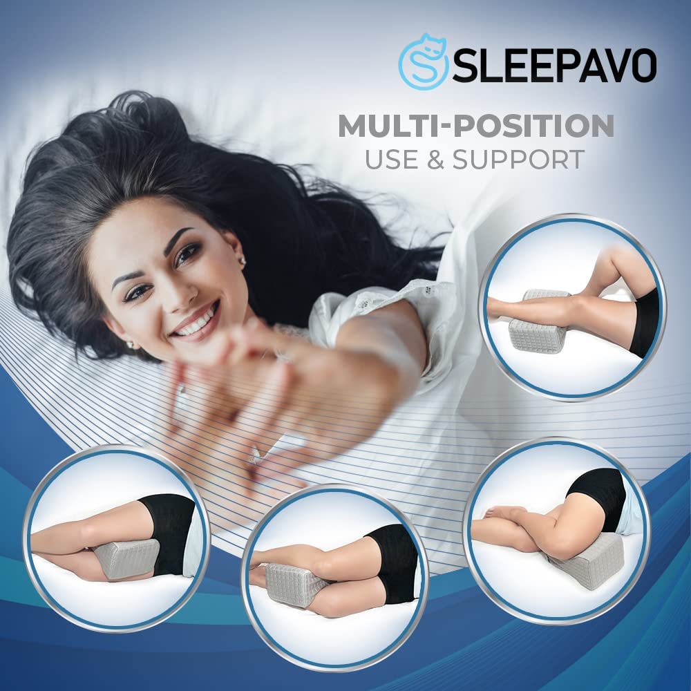Memory Foam Pillow Hip Cushion Support Side Sleepers Leg Knee Pillow