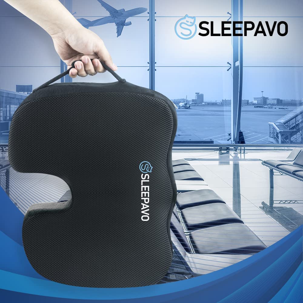 Airplane Seat Cushion with Back