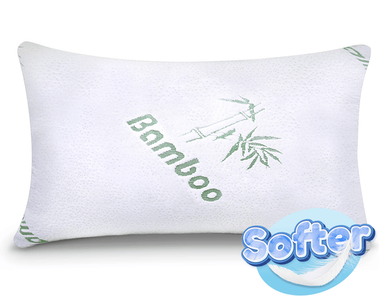 Shredded Memory Foam Pillow Single (Soft Queen Size) - Sleepavo